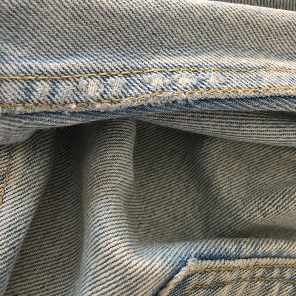 Guess By Georges Marciano High Rise Jeans Sz 32 Straight Leg 100% Cotton Vintage - Picture 12 of 12